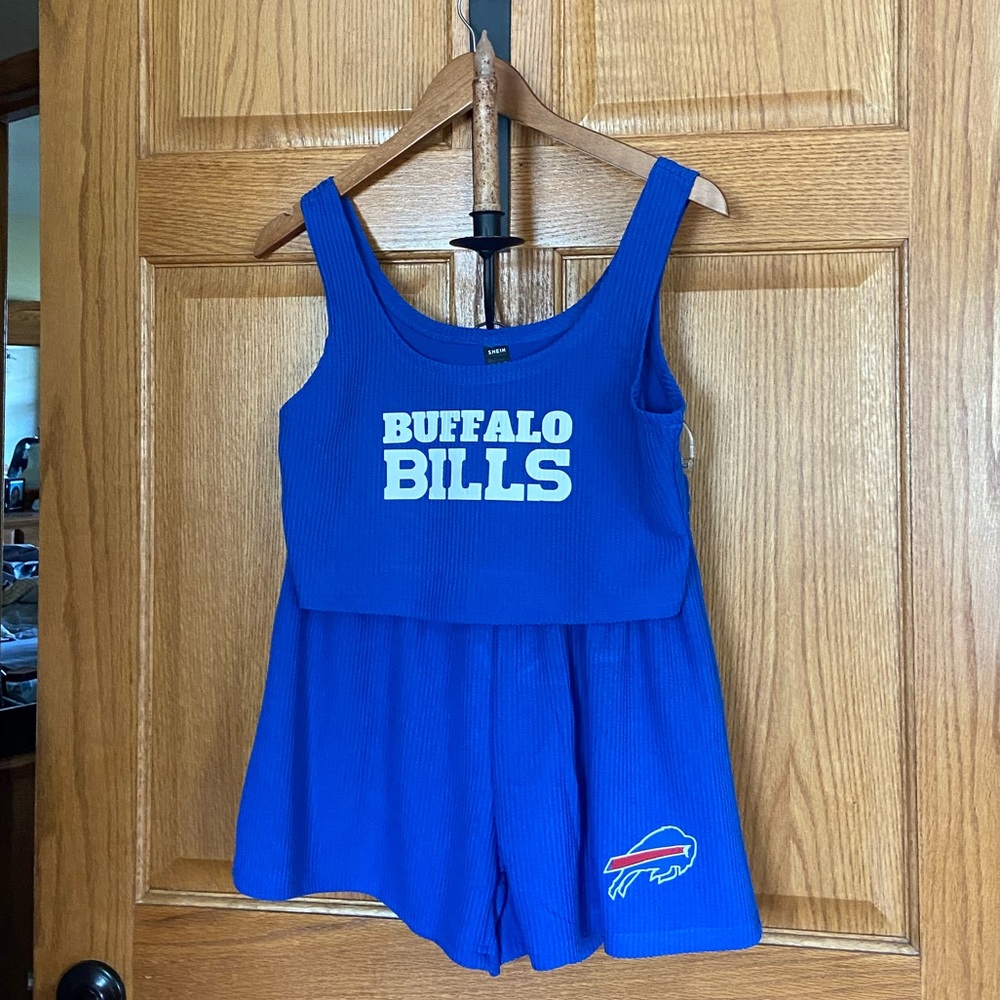 Buffalo Bills Shorts and Tank Set Size Large